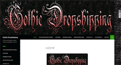 Desktop Screenshot of gothicdropshipping.co.uk