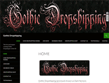 Tablet Screenshot of gothicdropshipping.co.uk